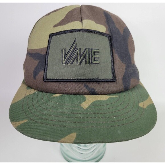 Vintage Volvo VME Michigan Euclid Mesh Camo Snapback Trucker Hat Swingster USA - Picture 2 of 9